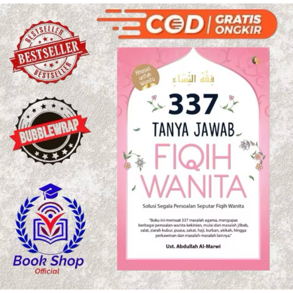 Buku Fiqih Wanita - 337 Tanya Jawab Fiqih Wanita - Buku Agama Islam.
