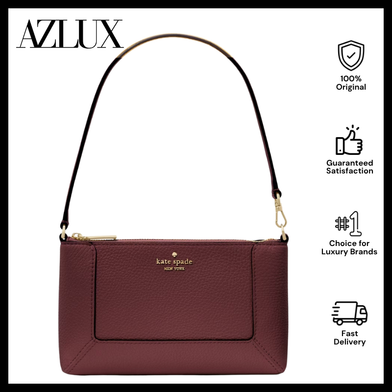 Kate Spade Lena Convertible Wristlet Cherrywood