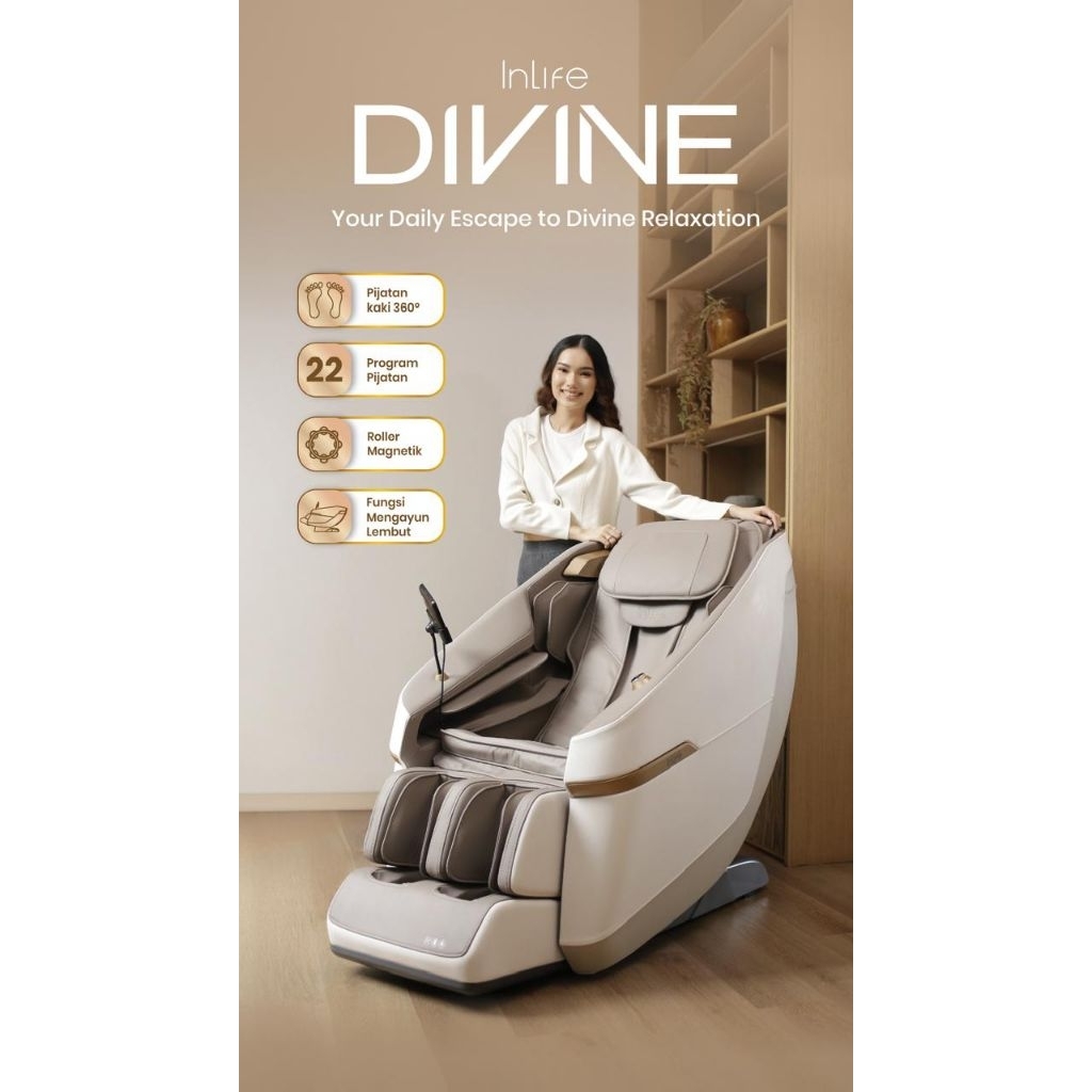 ADVANCE - INLIVE DIVINE Sofa Massager By Advance - Massage Chair - Therapy Kursi Pijat