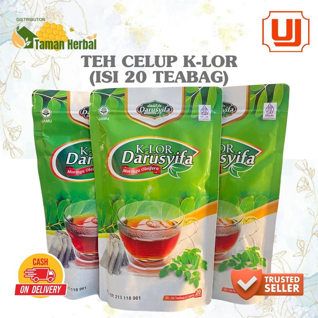 

TEH CELUP DAUN KELOR DARUSYIFA / TEH ALAMI ORIGINAL / MORINGA DAUN KELOR