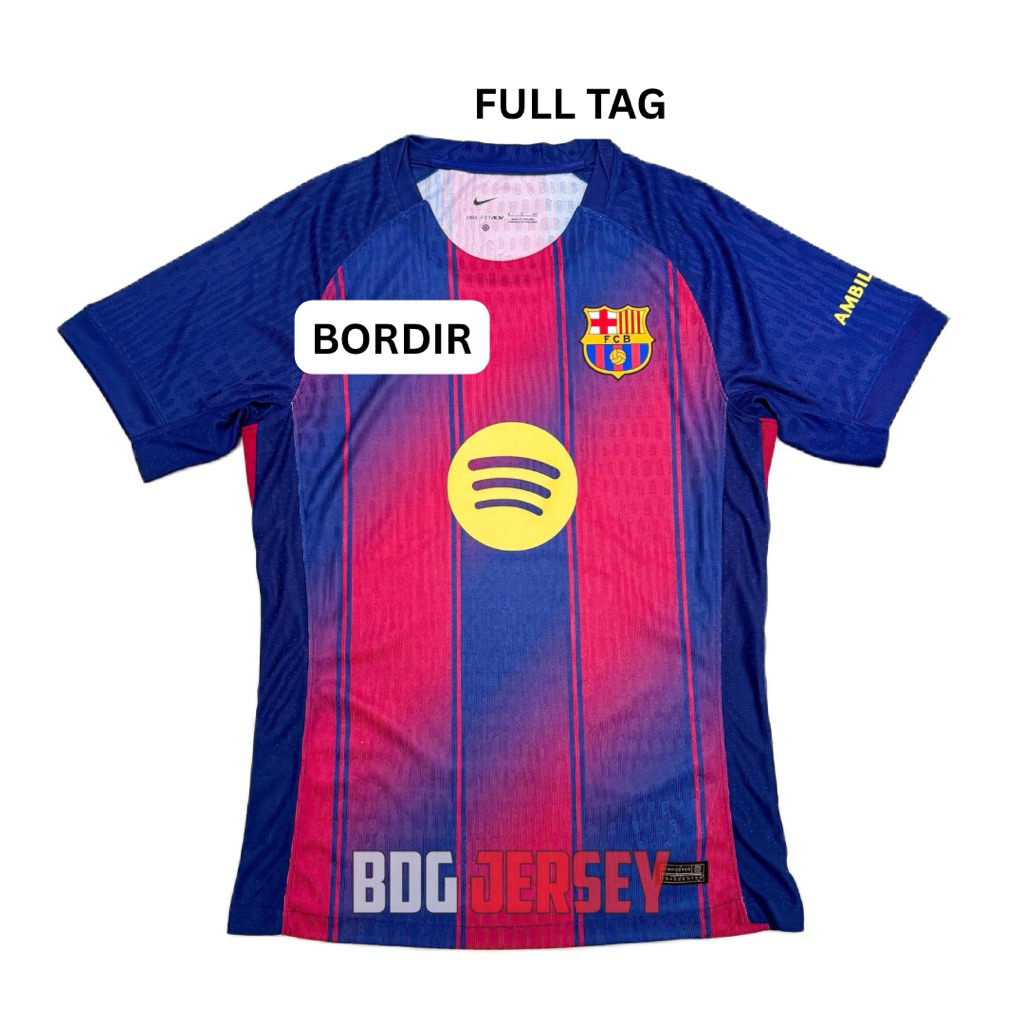 JERSEY BARCA HOME PI PLAYER ISSUE 2025 2026