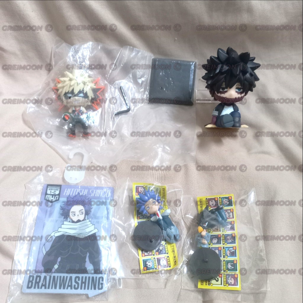 Figure Kecil Acrylic Standee Anime My Hero Academia Shinsou, Dabi, Bakugo, Fumikage