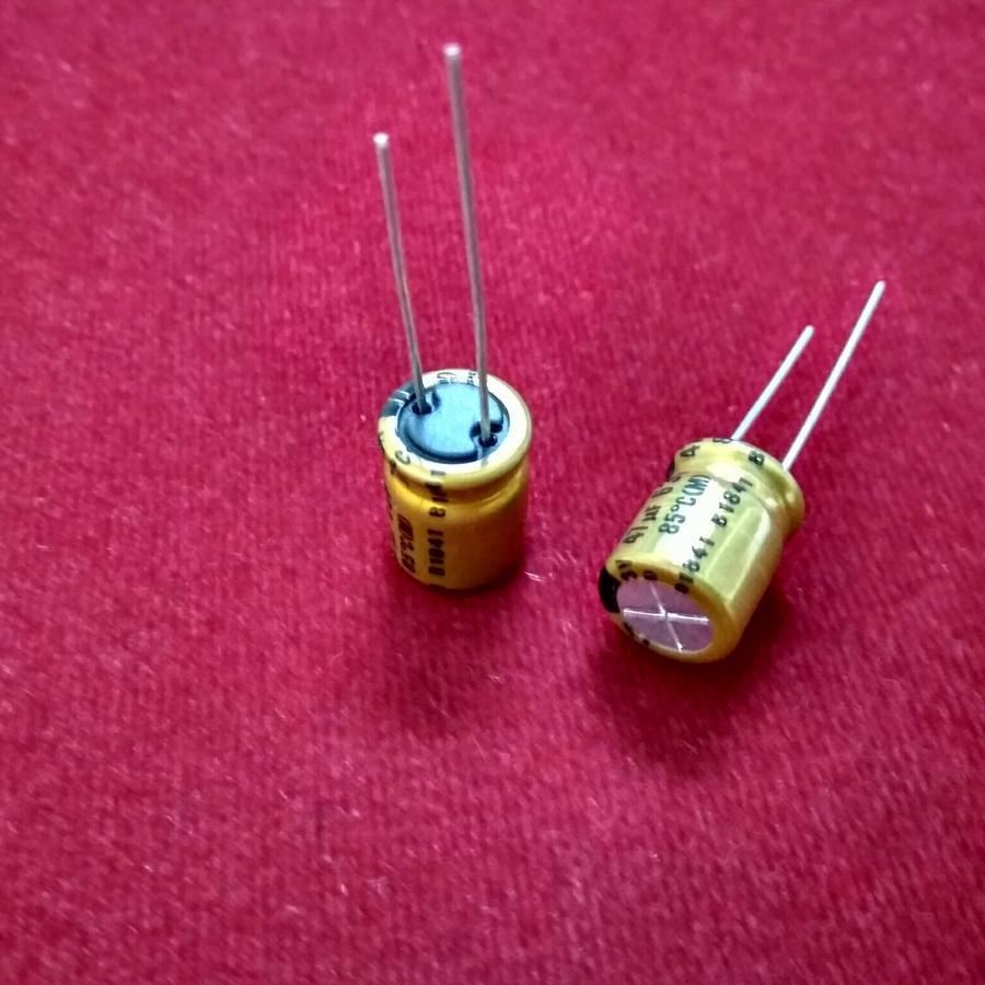 Kiyoshop12 Nichicon Electrolytic Capacitors 47Uf 35V / 47Uf 50V / 47Uf 63V Fg Series 85C Audio Grade