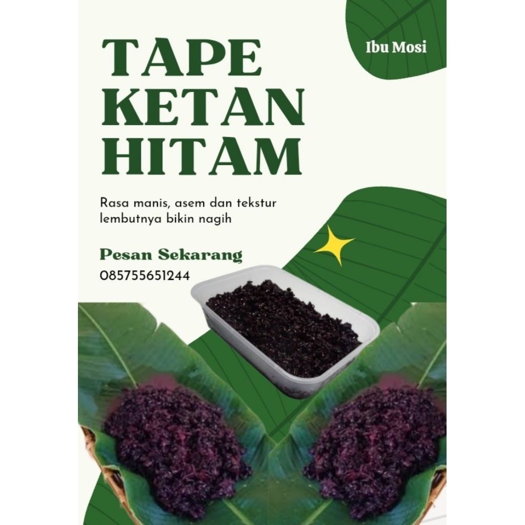 

Tape Ketan Hitam Ibu Mosi