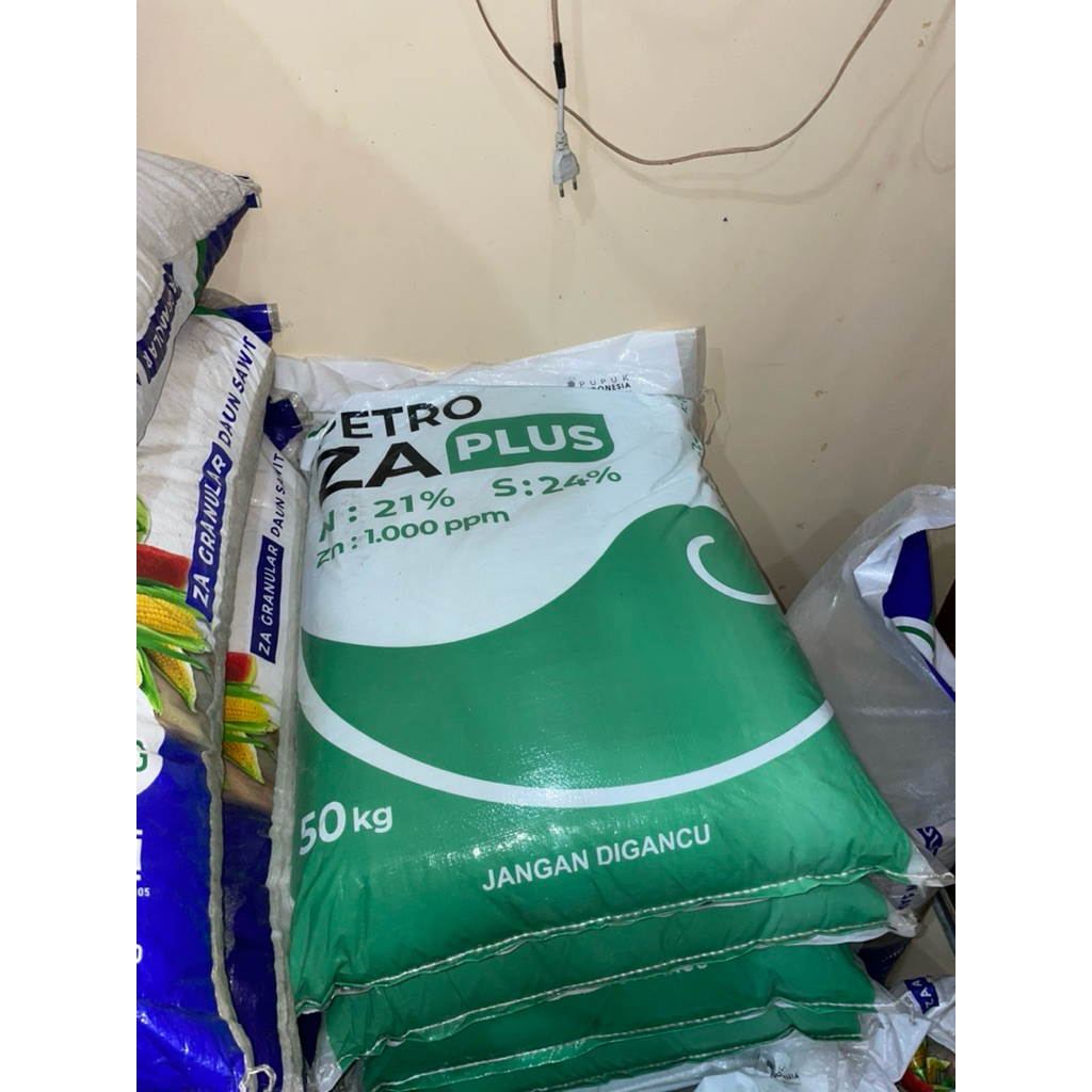 Pupuk ZA PETRO PLUS 50KG ASLI KEMASAN PABRIK