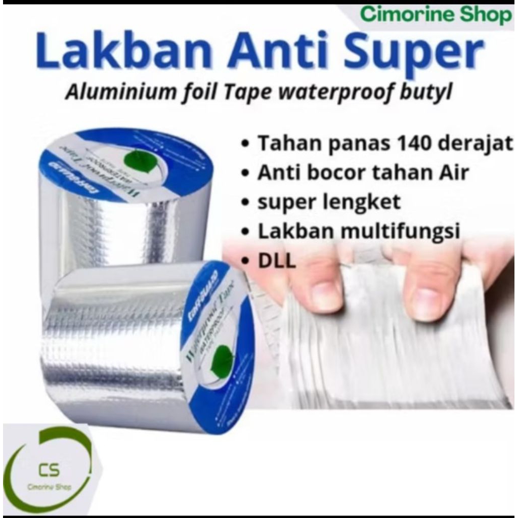 Lakban Anti Bocor / Lakban Aluminium Foil