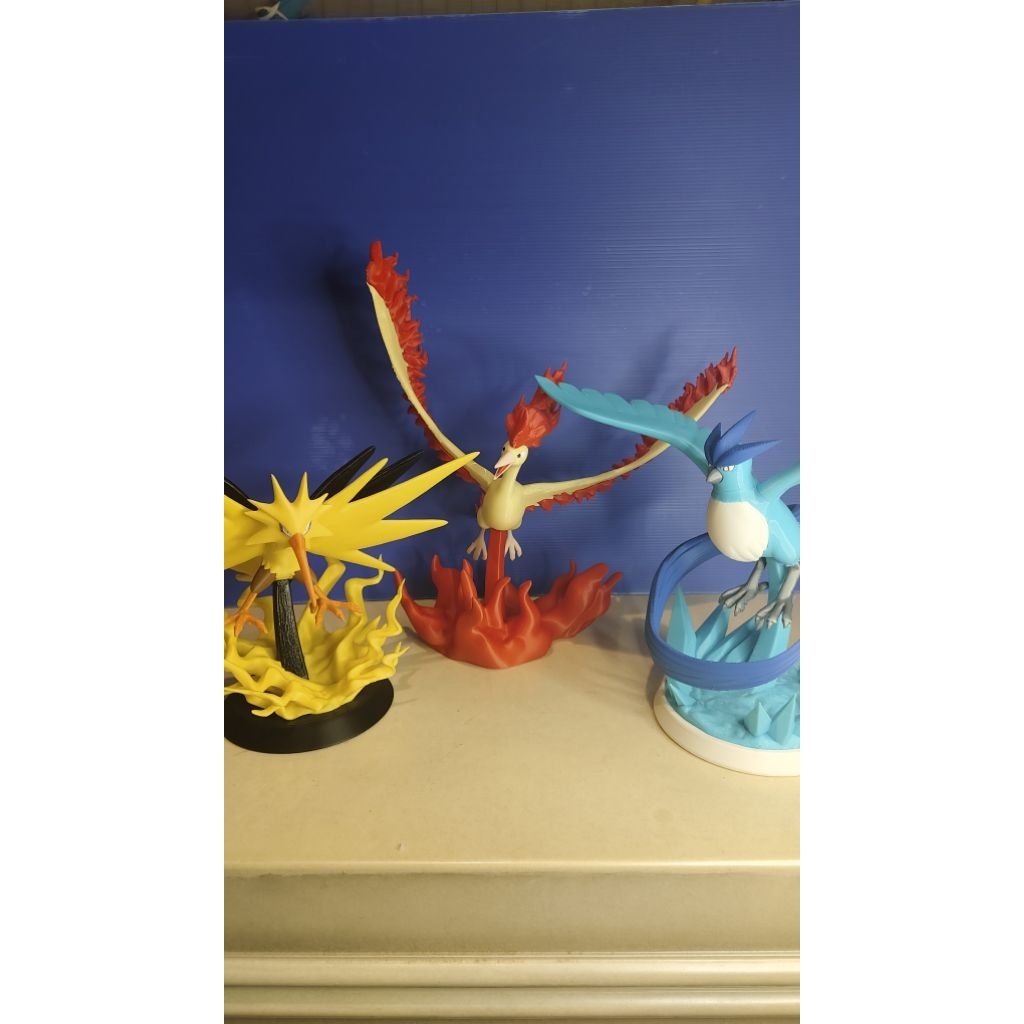 3D Pokemon Moltres/Articuno/Zapdos