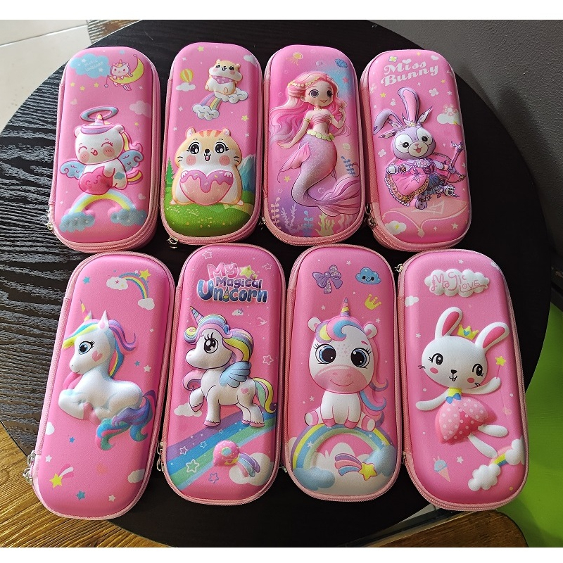 

Thala | Kotak Pensil 3D Timbul Pink Girl Edition Perlengkapan Sekolah Anak Perempuan