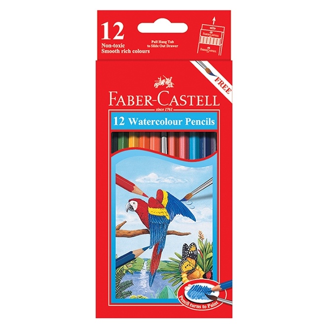 

KODE X68Q Pensil Faber Castell Water Color 12 Warna