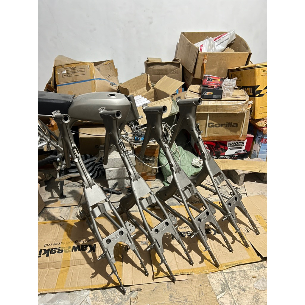 Rangka CB GL100 Bahan MP Sambungan MJS Tatanan Nganjuk
