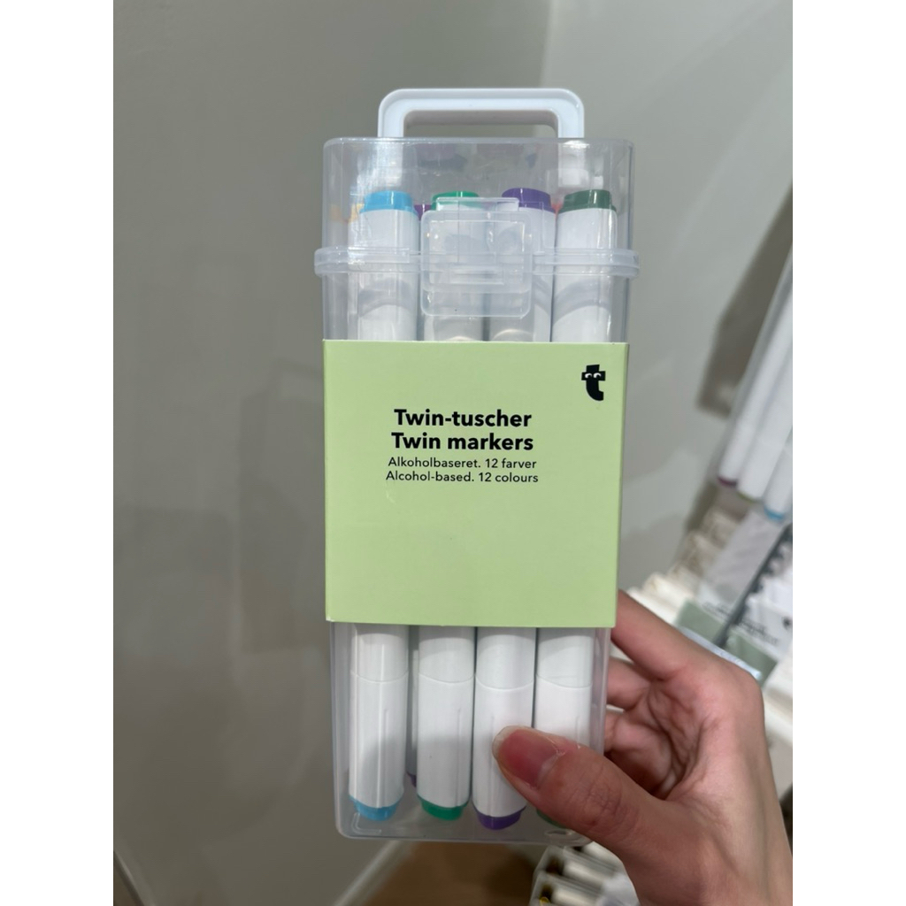 

Flying Tiger Twin Markers - Spidol 12 Warna