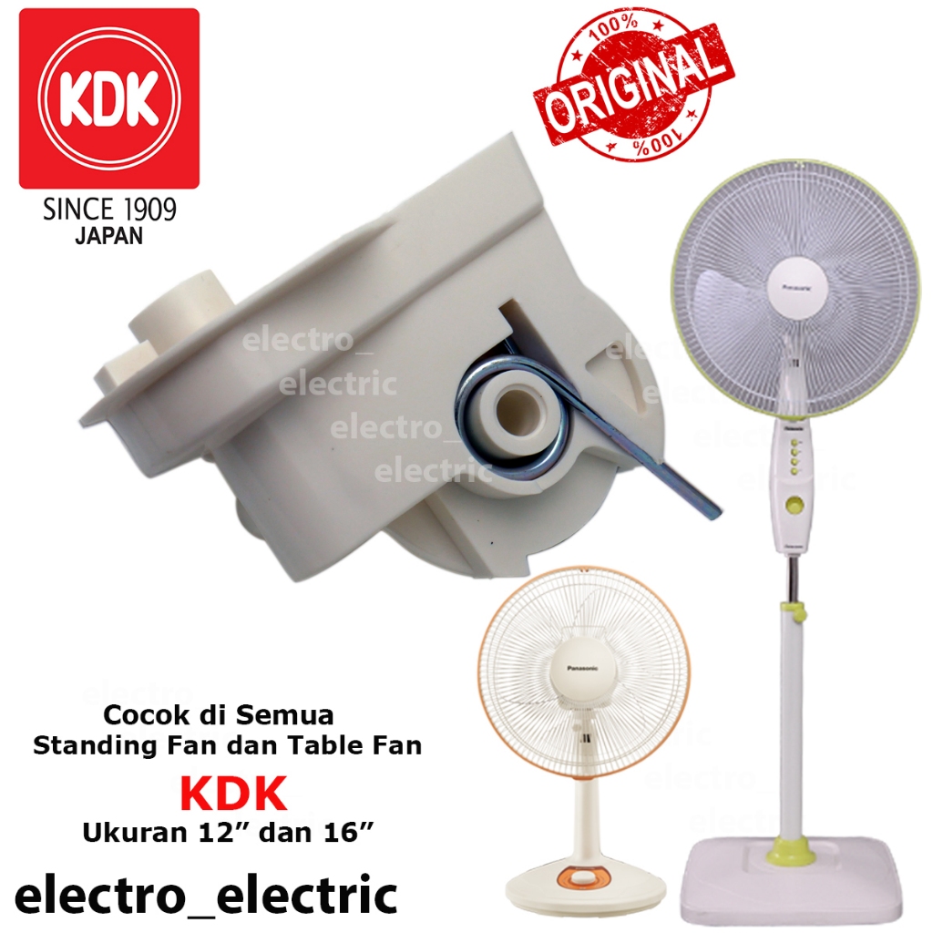 KDK Leher Kipas Angin Berdiri 16 Inch  - Kipas Angin Meja KDK Ukuran 12 Inch - Leher Kipas Angin KDK