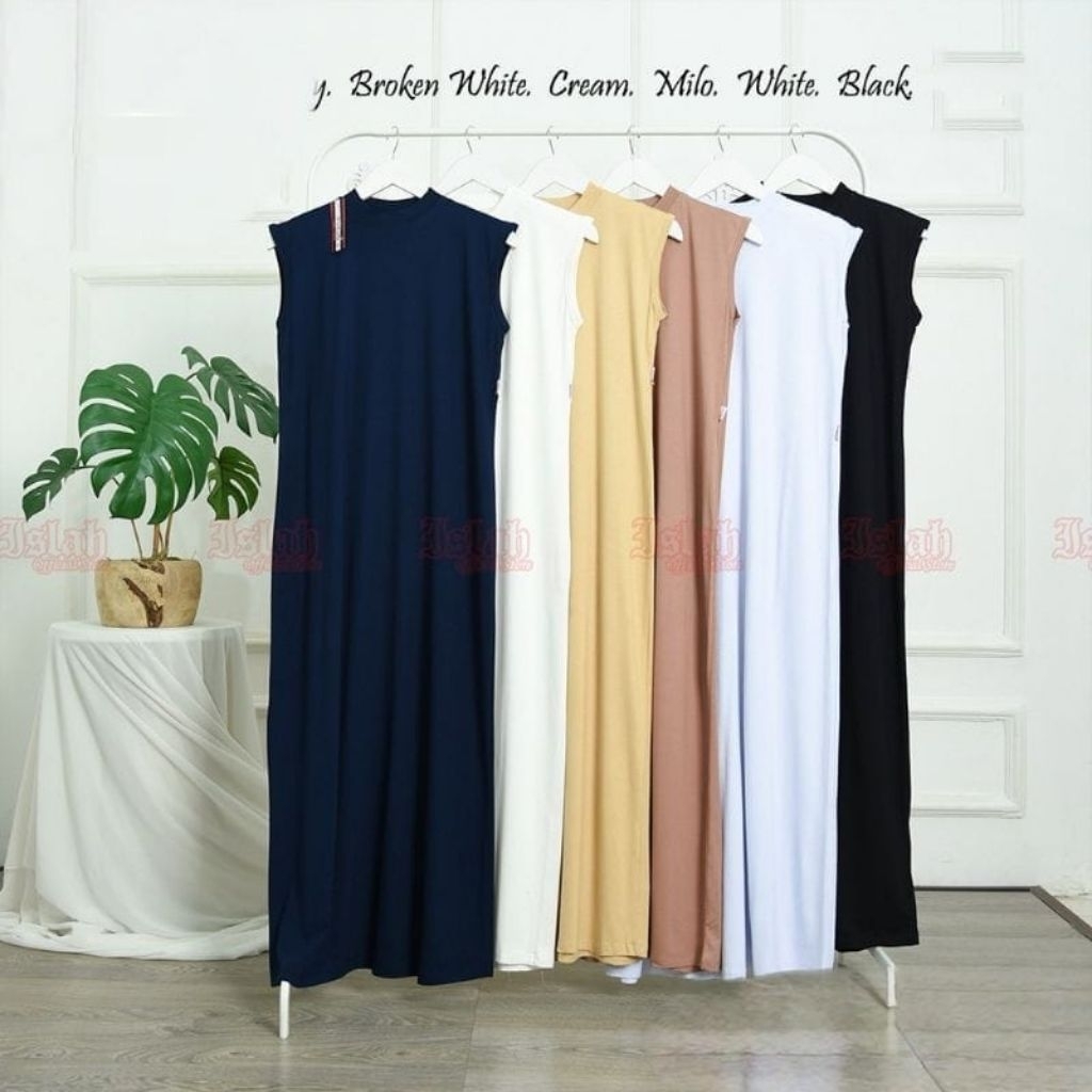 Inner Gamis Tanpa Lengan Gamis Kutung Rayon Super Gamis  Manset buntung  Manset Gamis Tanpa lengan