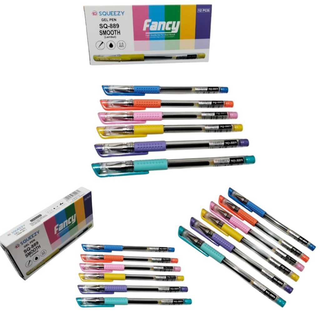 

Pulpen Gel / Gel Pen Ink Macaron 0.5 Mm Tinta Hitam Isi 1 Pcs Murah