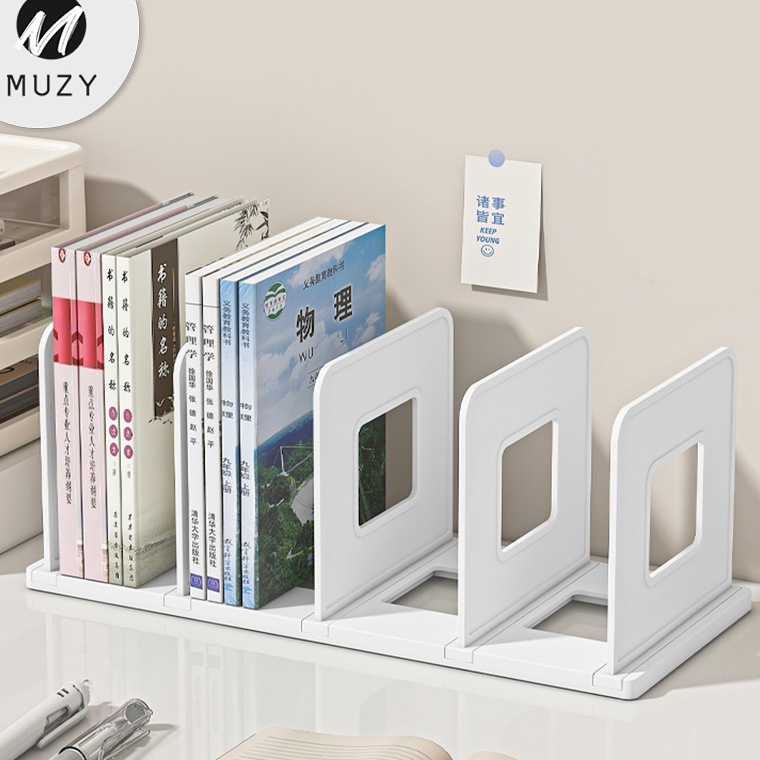 KODE Q36J Muzy Rak Buku Rak Penyimpanan Desktop Organizer File Organizer Rak Buku Sekat Organizer Pe