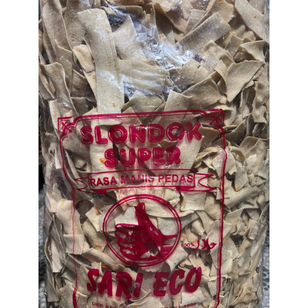 

KERUPUK SLONDOK SUPER RASA ORIGINAL MENTAH REPACKING 1KG dan 500gr