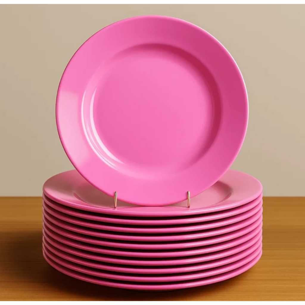 PROMO PIRING MAKAN MELAMIN 23CM PIRING CANTIK | PIRING MELAMIN BERKUALITAS FOOD GRADE