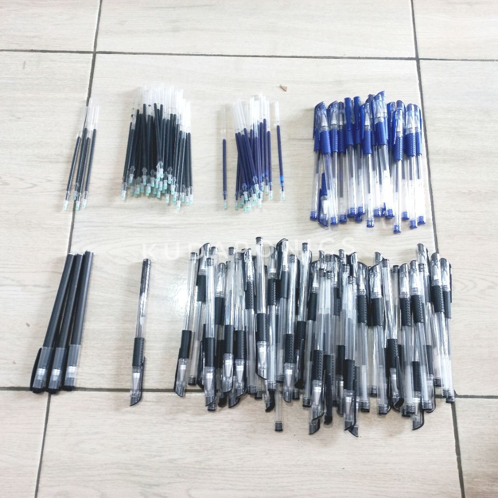 

Pulpen Gel INK Pulpen Alat Tulis Pena 0.5 mm Standar Pulpen Tinta Cair dan Refill Isi Ulang