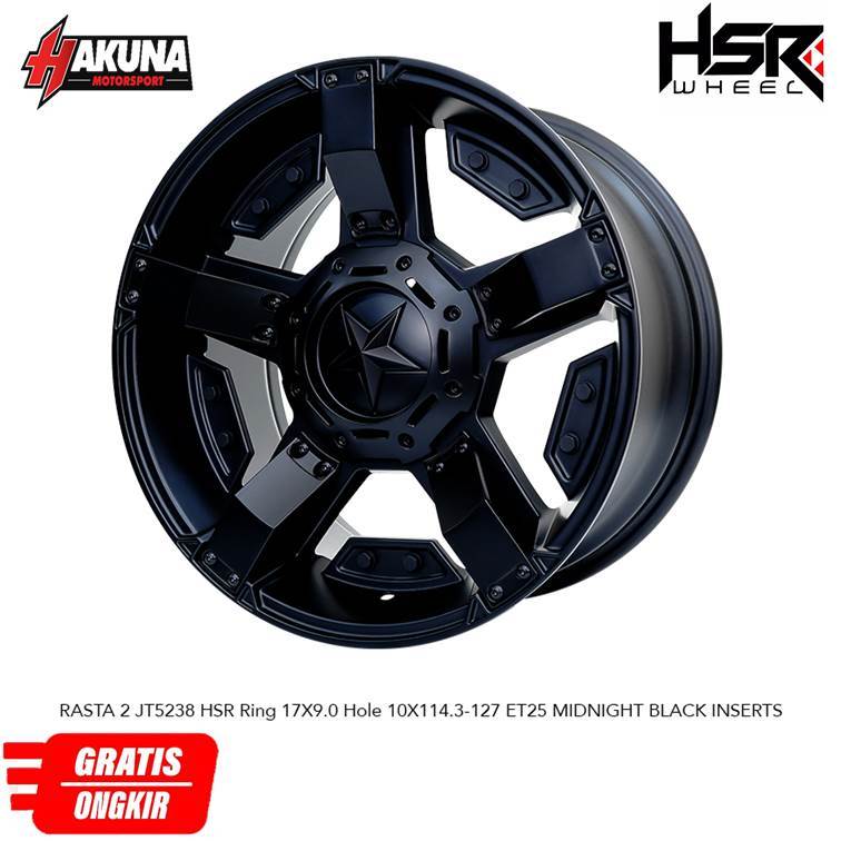 VELG MOBIL MODEL OFROAD R17 HSR RASTA 2 UNTUK RUSH,TERIOS,JUKE,CRV,RUBICON,WRANGLER DLL