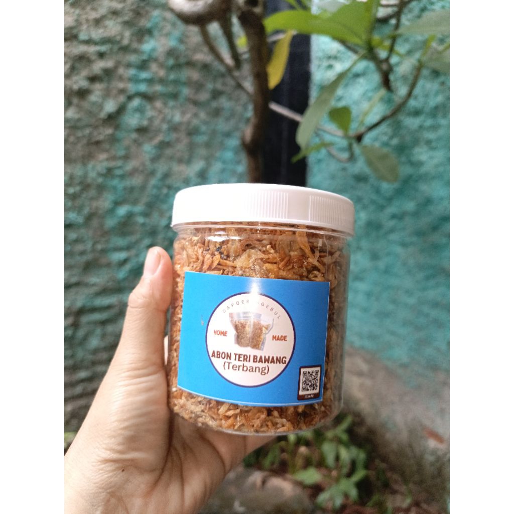 

BAWANG GORENG MIX TERI DAPOER NGEBUL 220GR HOMEMADE KEMASAN TOPLES