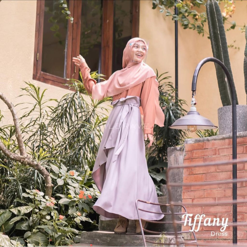 Preloved Gamis Jilbrave Tiffany Dress Size M Lengkap dengan Tali