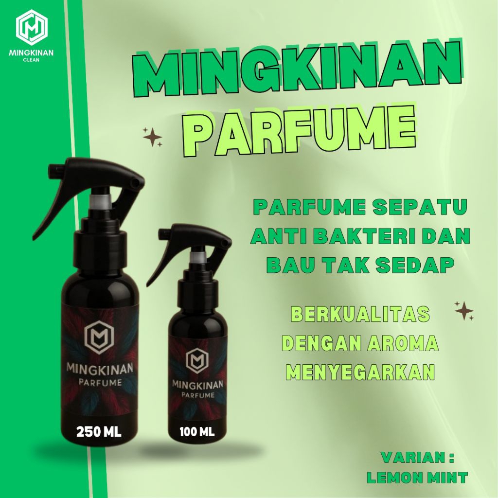 Mingkinan Parfume Sepatu Shoes Pewangi Varian Lemon Mint