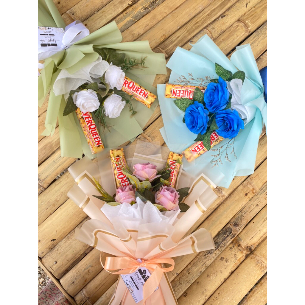 

midi doubel choco/buket coklat/ buket bunga/ buket silverqueen