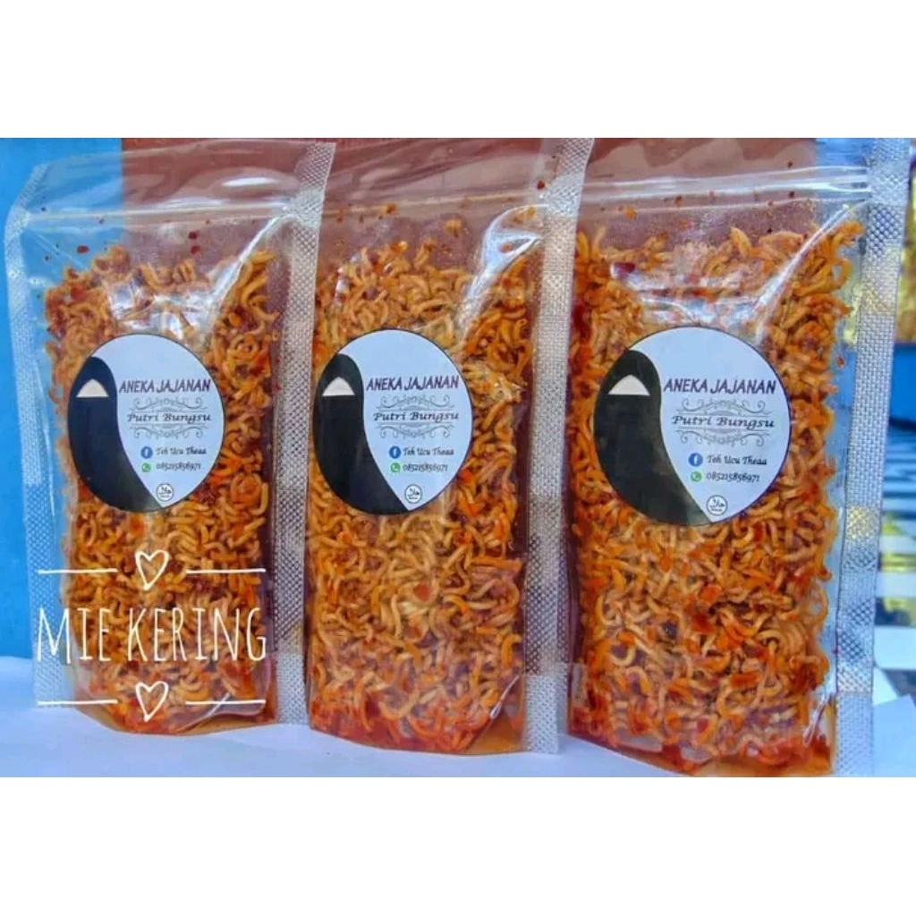 

Mie Kering pedas manis