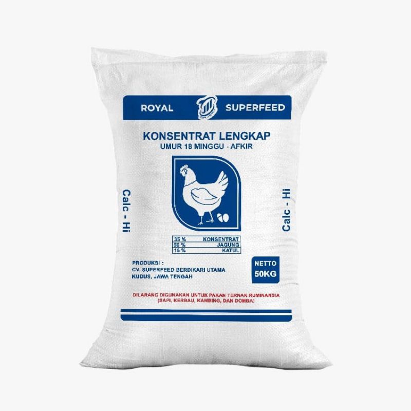 Konsentrat Ayam Petelur (Layer) 50 kg Royal Superfeed