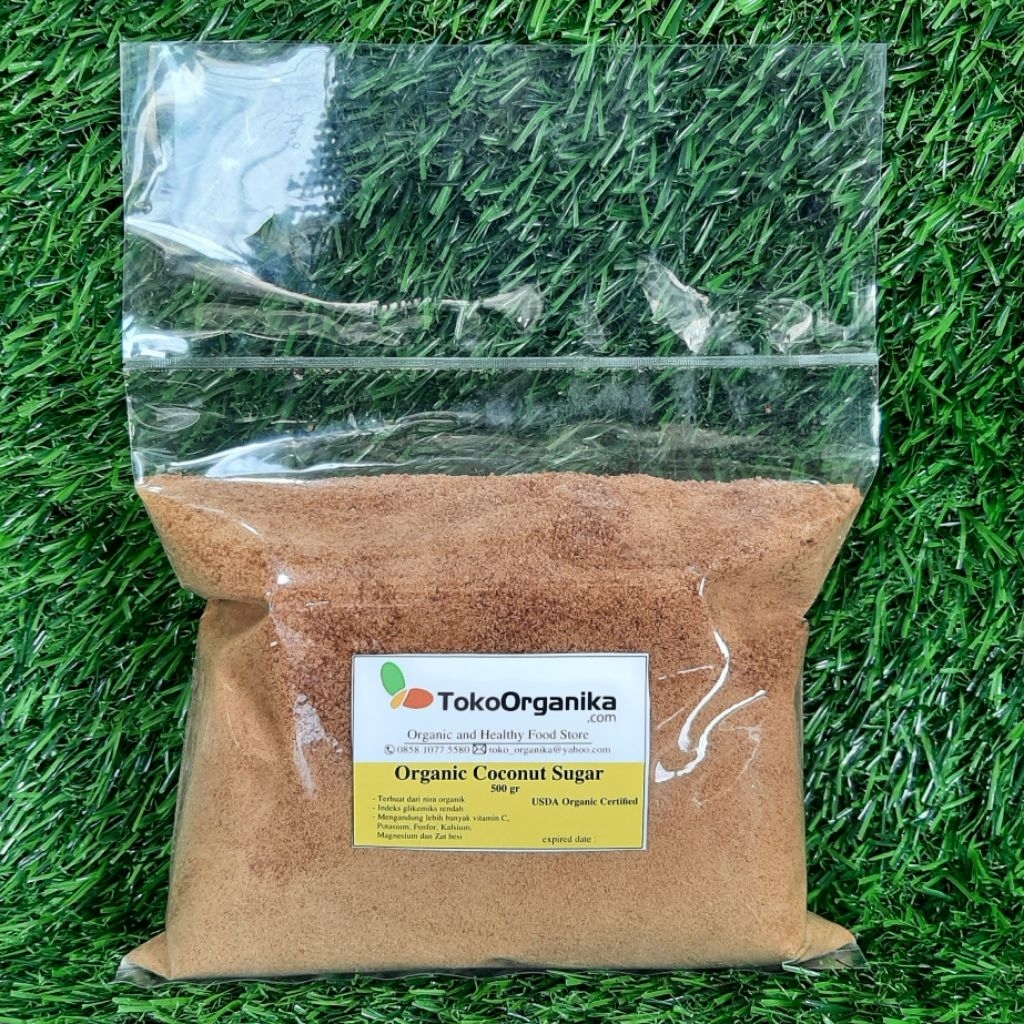 

Gula kelapa kristal organik USDA-500Gr