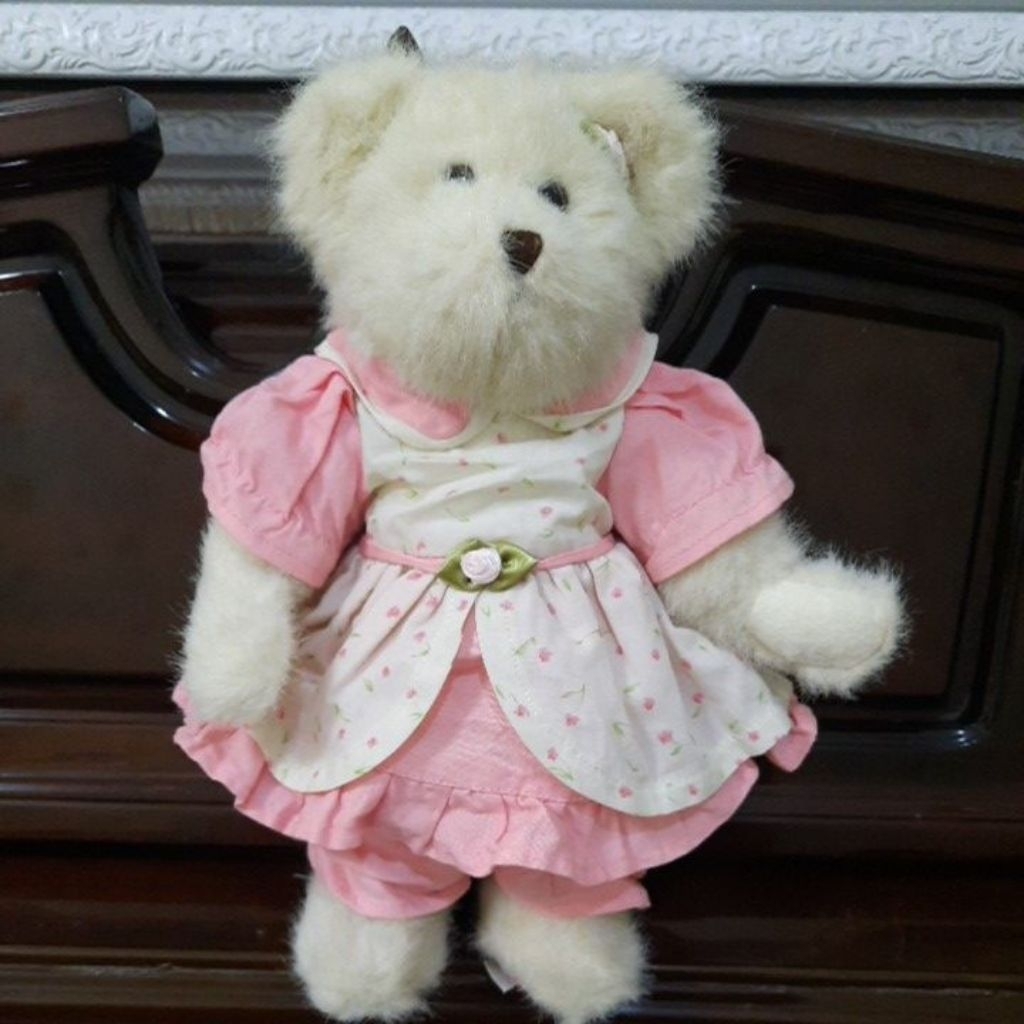 boneka artikulasi teddy bear rare the boyds i love mom 1988-2006