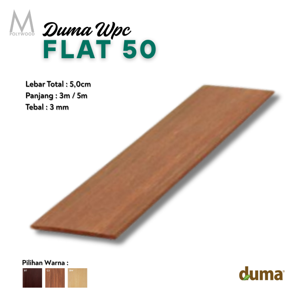 DUMA WPC Flat 50 Penutup COH