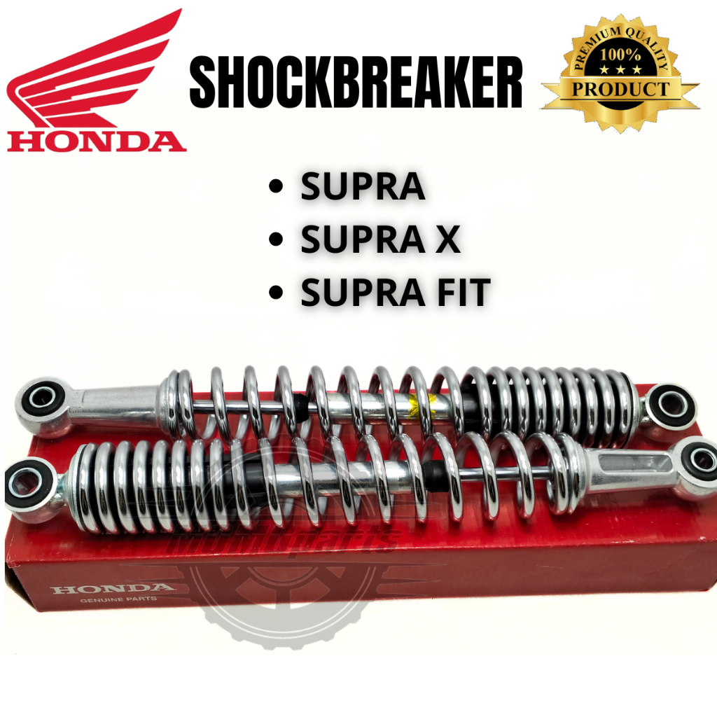 ORIGINAL SHOCKBREAKER BELAKANG MOTOR HONDA SUPRA X SUPRA FIT KUALITAS ASLI AHM ORI HGP PEREDAM KEJUT
