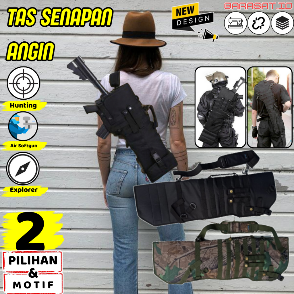 Sarung Uklik PCP Gejluk Jinjing Bahan tebal Jahitan rapi Kuat Tali bahu empuk Ringkas bisa dilipat