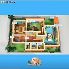 lego keeppley doraemon house original