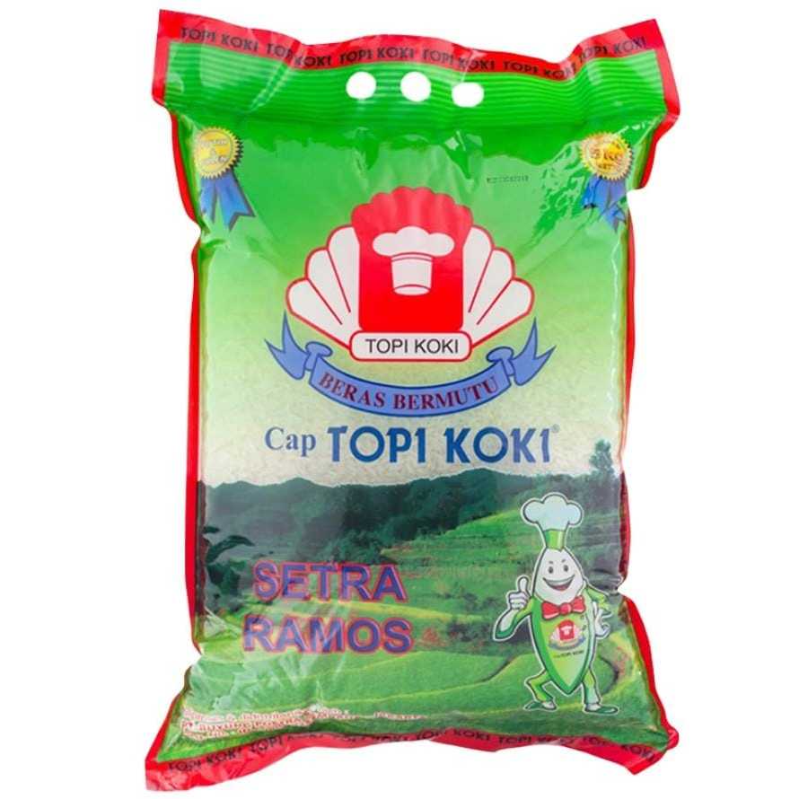 

Beras Sentra Ramos Topi Koki 5 Kg / Beras Topi Koki 5 Kg