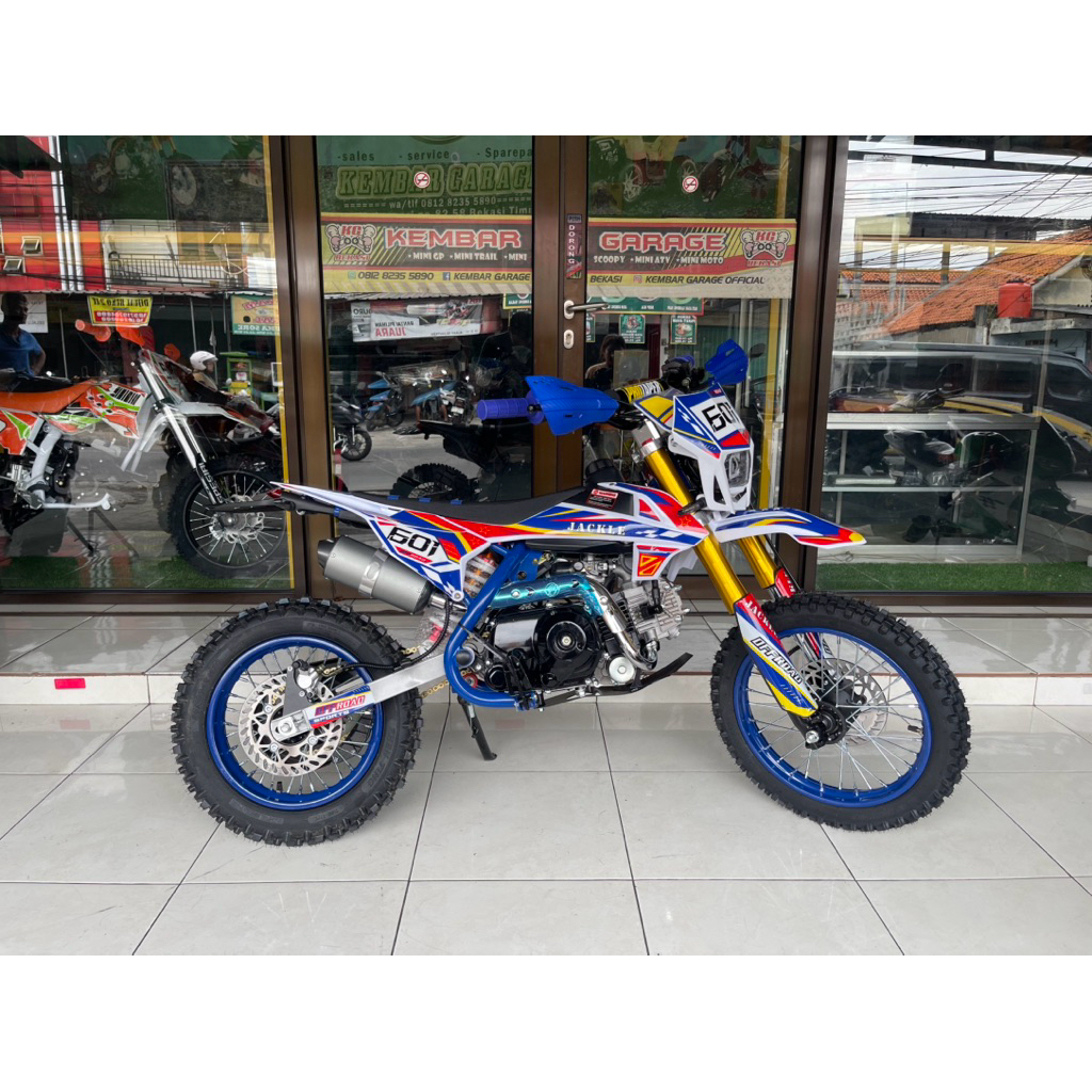 Medium Trail Mini Motor Trail Jackle 110cc Matic 4Tak Stater Velg 14/12