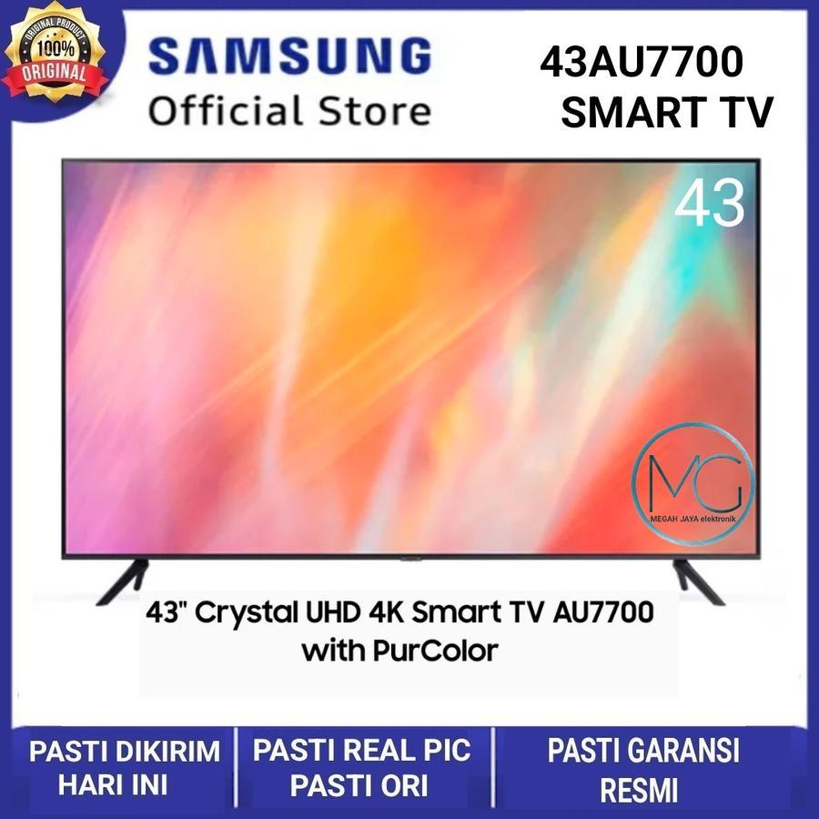 Samsung Smart TV 43 Inch Crystal 4K UHD LED TV 43AU7700