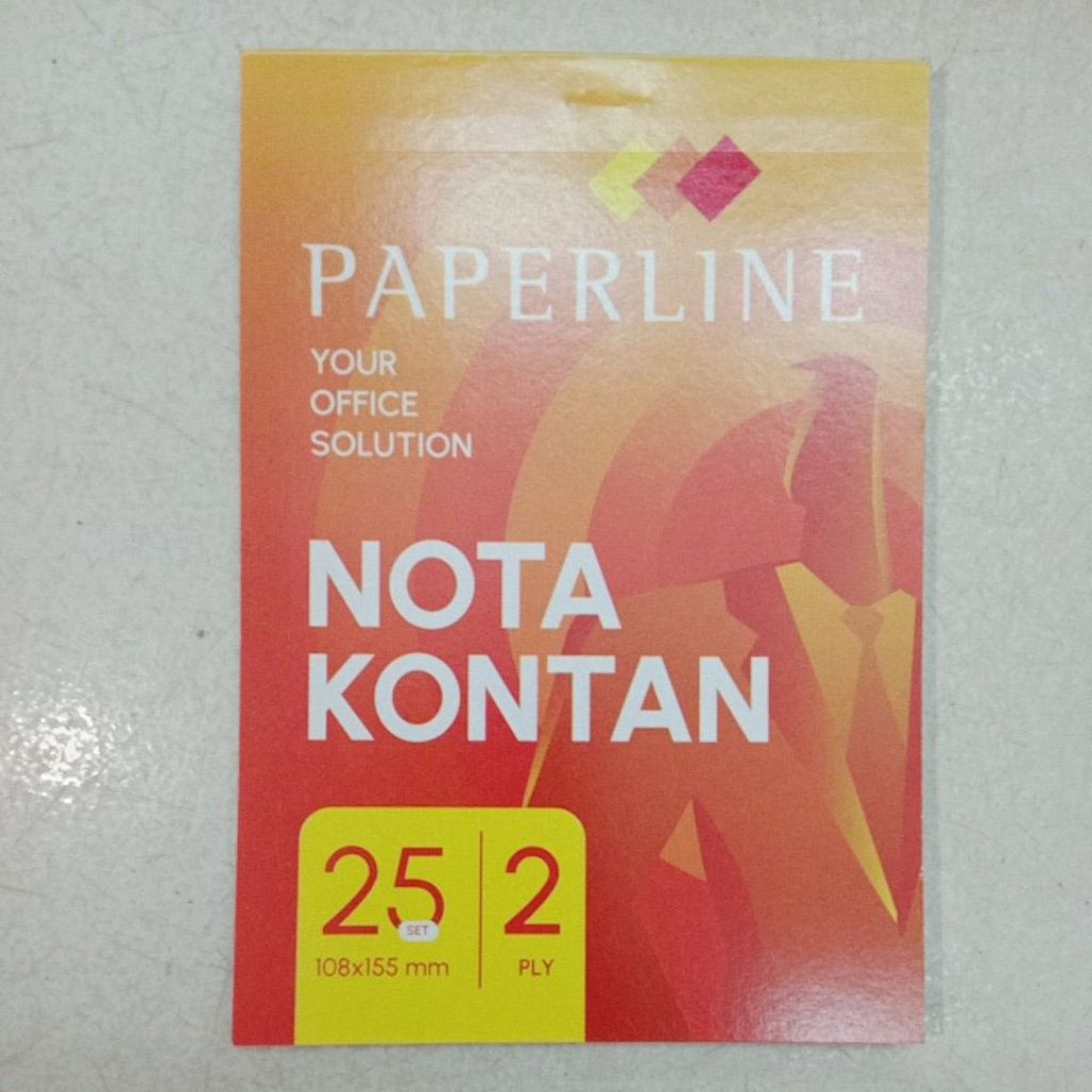 

NOTA KONTAN KECIL 2PLY MERK PAPERLINE ISI 25SET