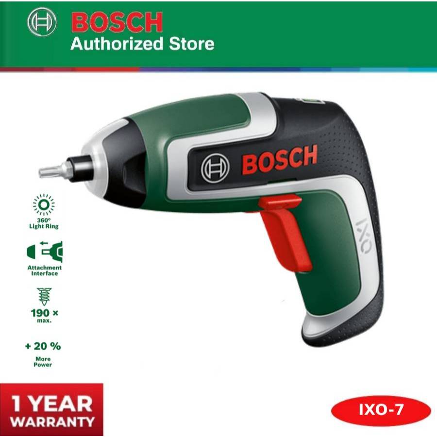 Bosch Cordless Screw Driver IXO 7 Obeng Baterai BOSCH