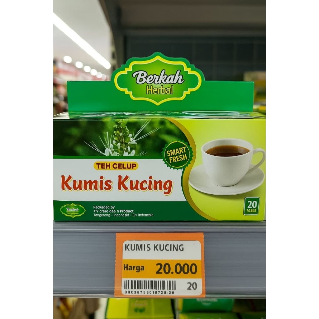 

teh celup daun kumis kucing 100% original teh herbal isi 20bags