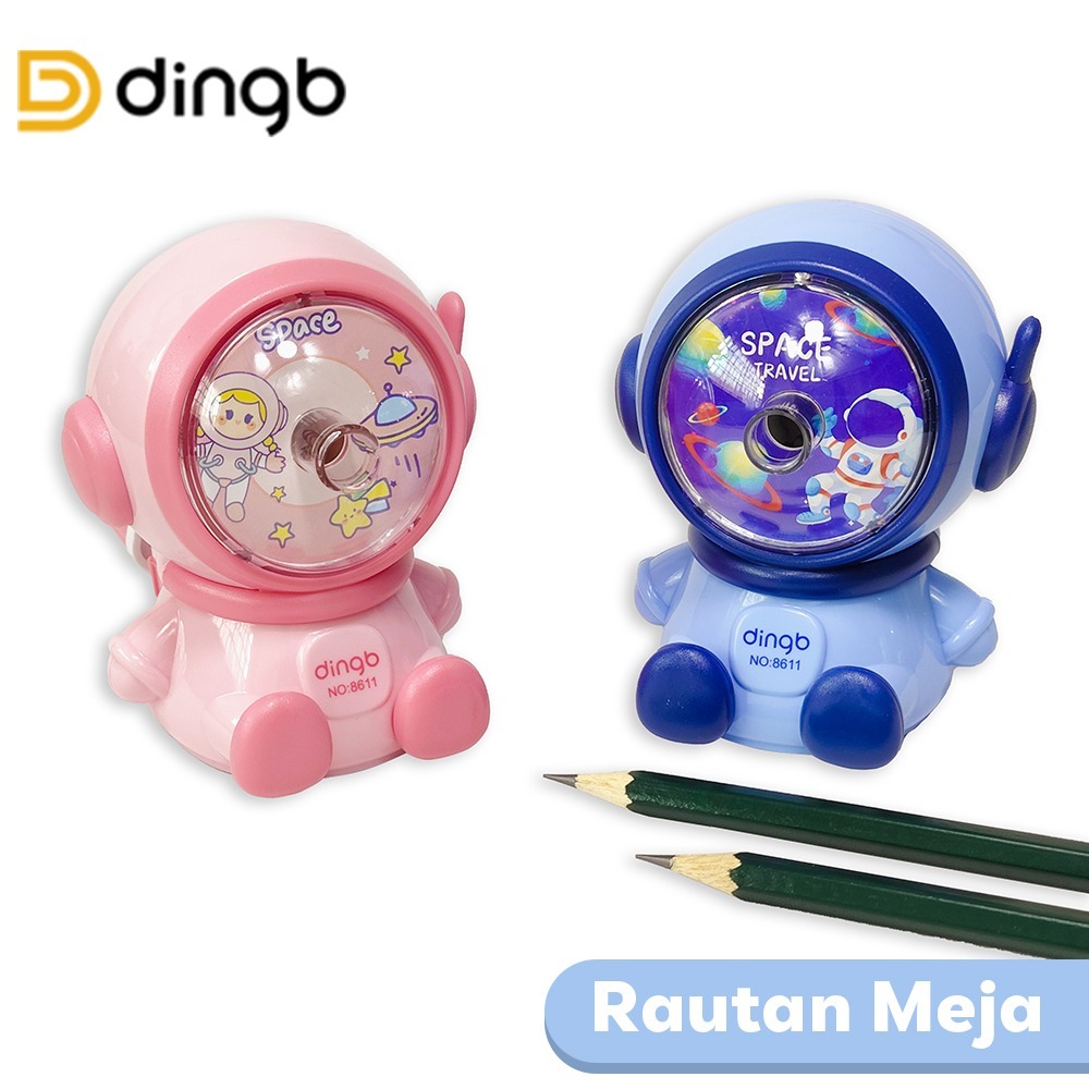

DINGB Sharpener Rautan Serutan Putar Meja Astronaut DB-8611