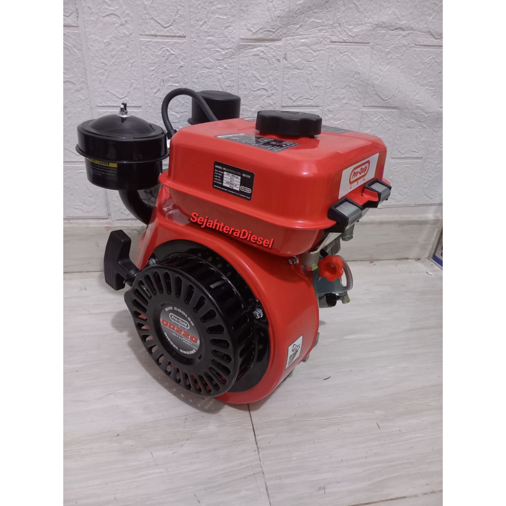 PRO-QUIP 9.0HP QD220 Solar Diesel Mesin Penggerak