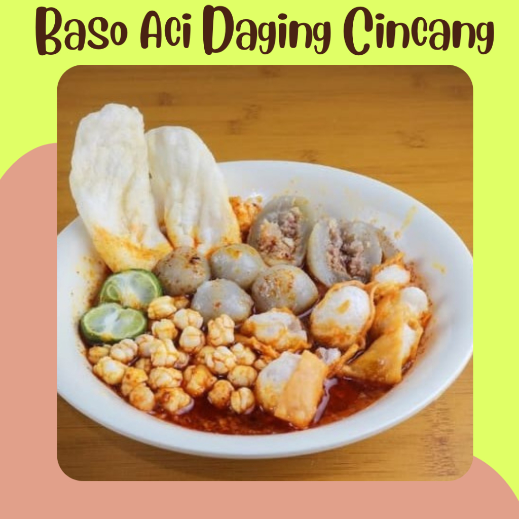 

Baso Aci Daging Cincang Original Bakso Halal Frozen Food