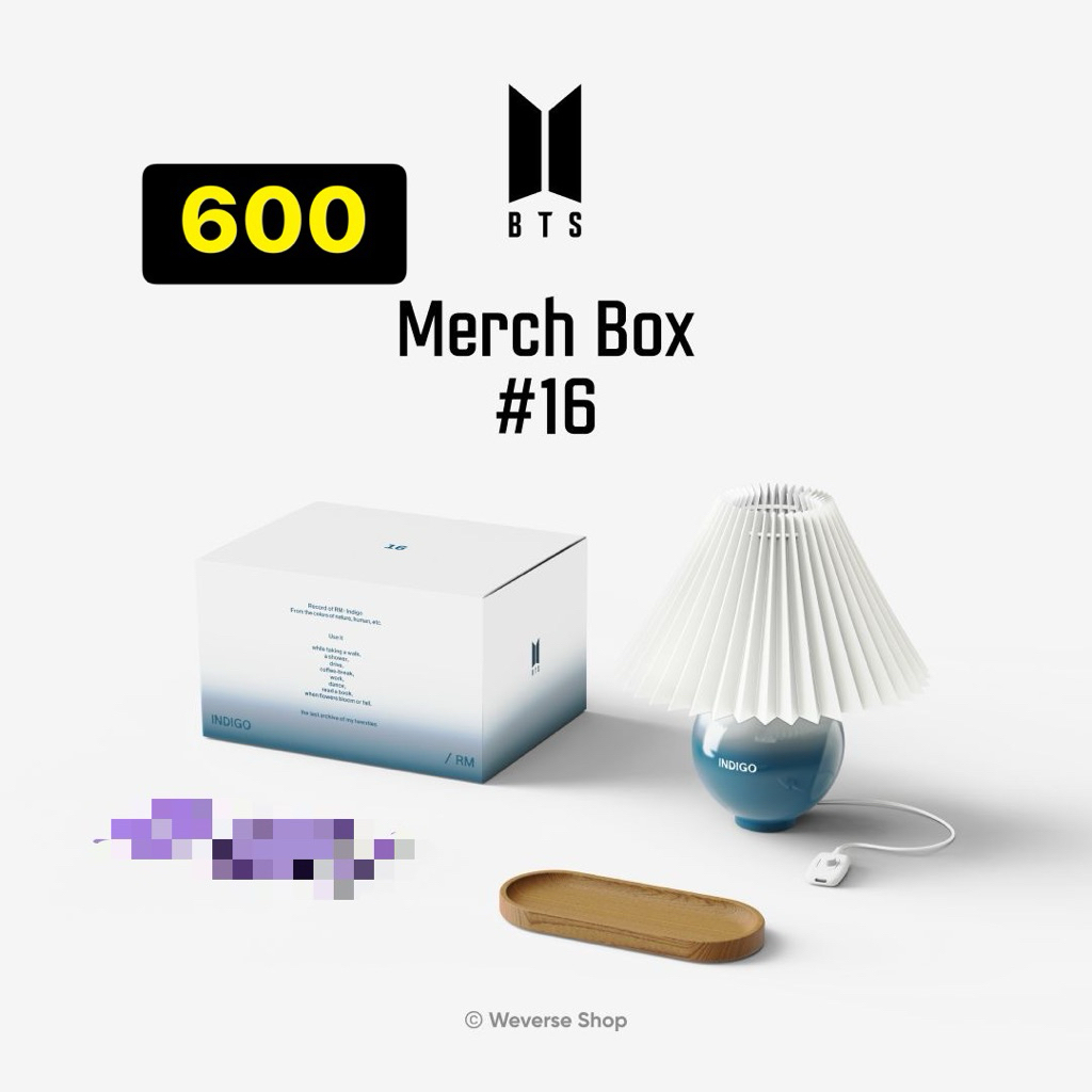 

WTS MERCH BOX 16 RM NAMJOON