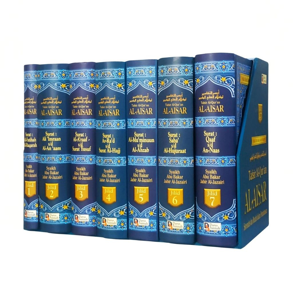 Tafsir Al-Quran Tafsir Al-Aisar 7 Jilid Lengkap 30 Juz ORIGINAL Penerbit Darus Sunnah