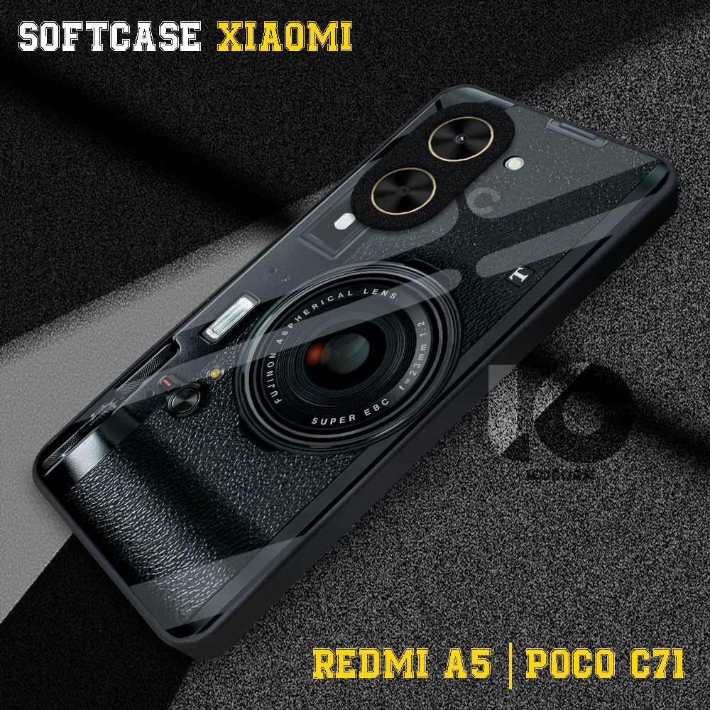 [LR11]Softcase Kilau REDMI A5 | POCO C71 Case Mika Silikon Silicon Pelindung Hp Case Kaca Kilau