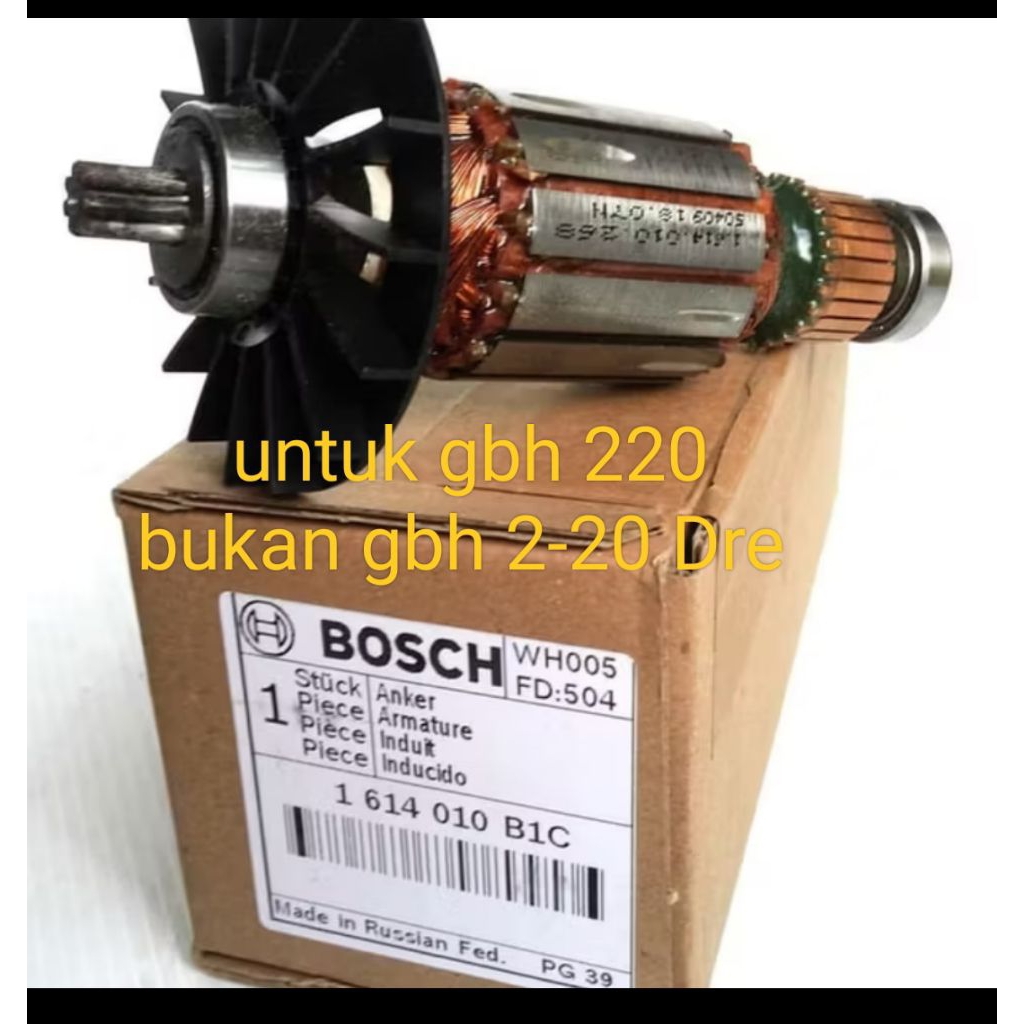 rotor gbh 220 new Bosch - angker bor gbh 220 Bosch original