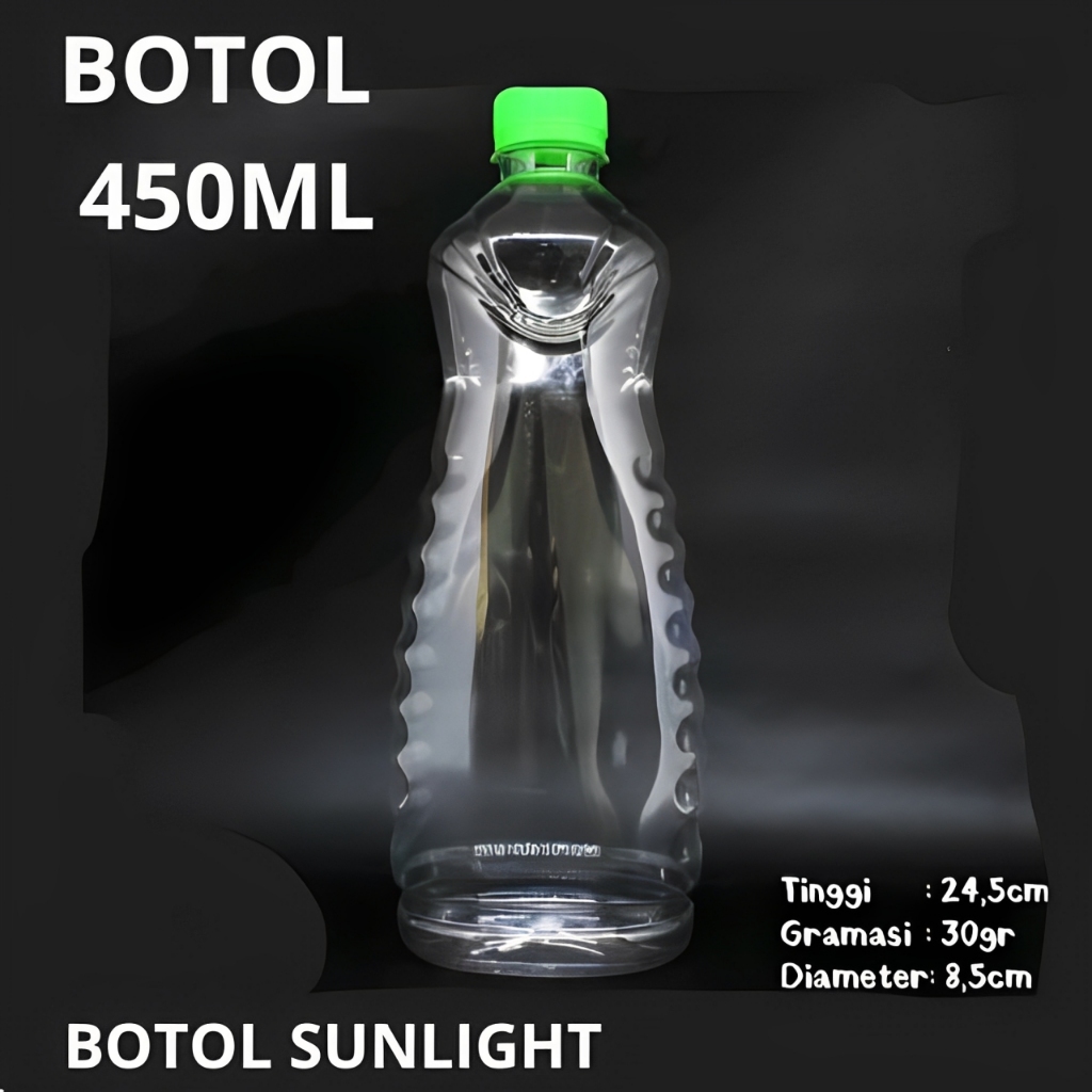 botol cupir 450 ml botol cuci piring 450ml botol sabun cair sunlight