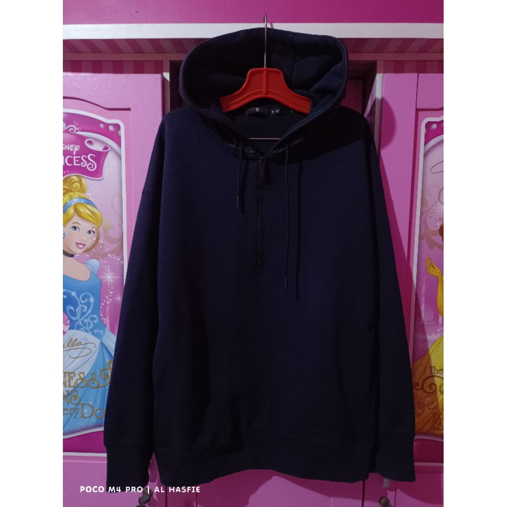 Hoodie UNIQLO J+ HALFZIPP
